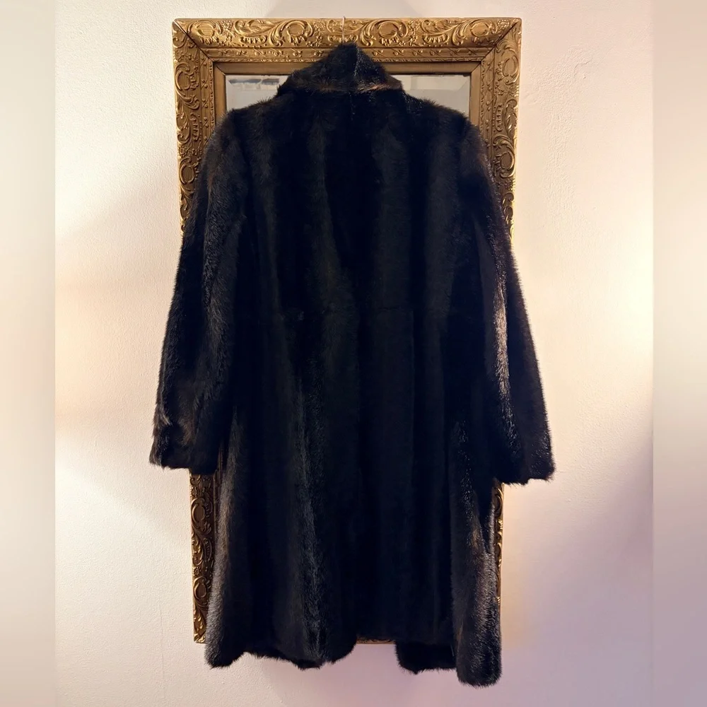 J. Crew Collection Topcoat in Faux Mink - Picture 3 of 13